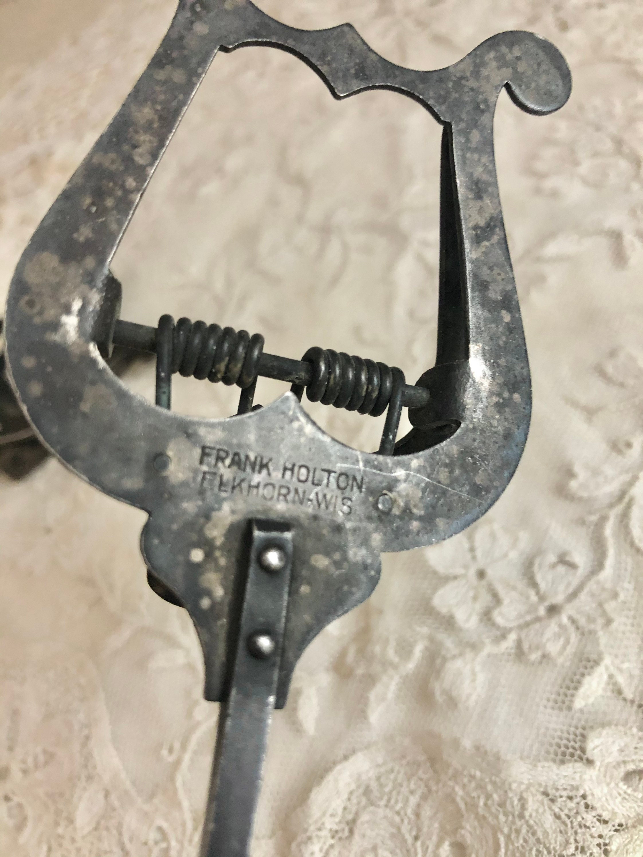 Marching Band Music Holder Silver Plate Clip Frank Holton Etsy