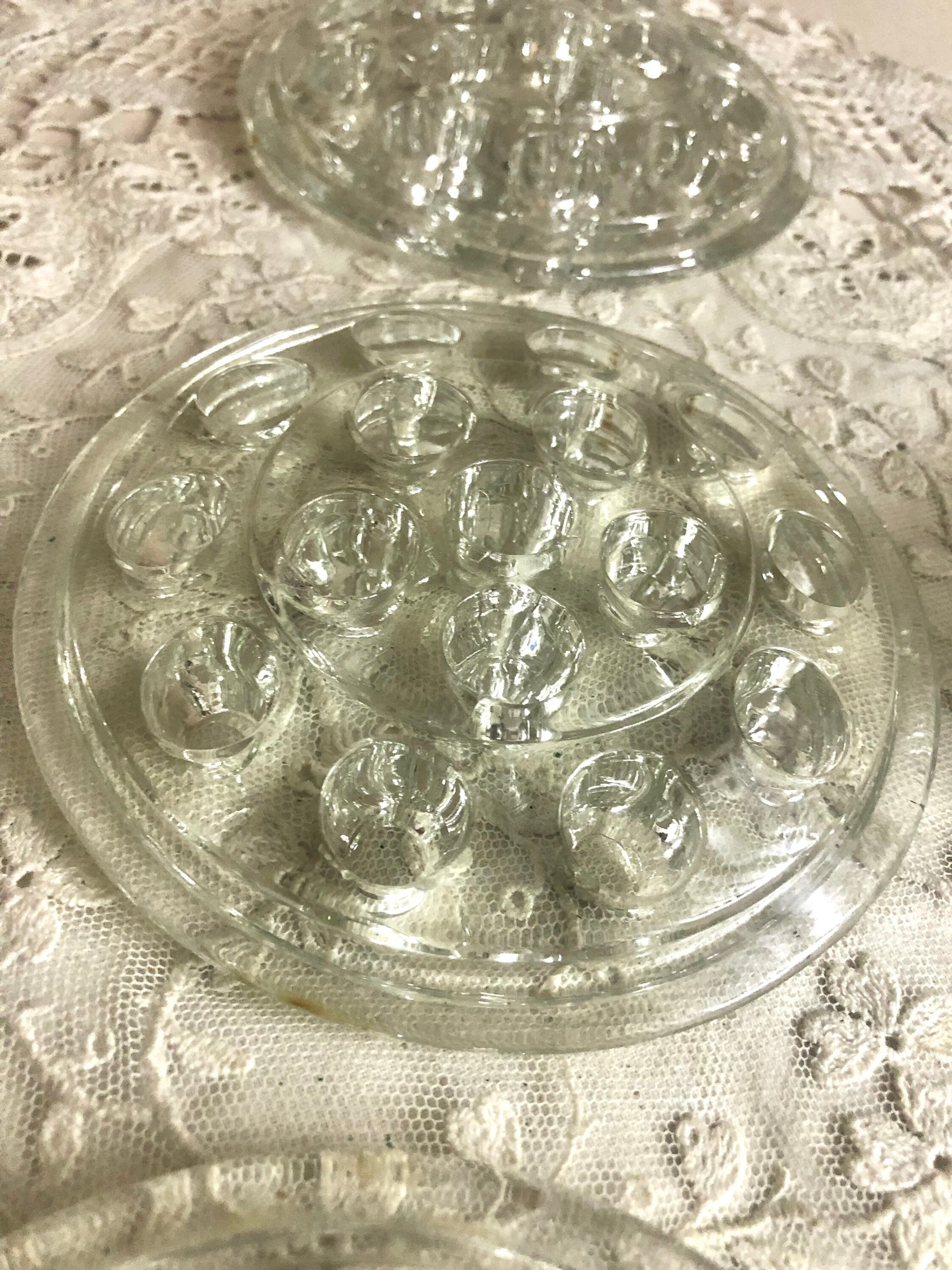 Vintage Glass Frogs Set of 5 Etsy