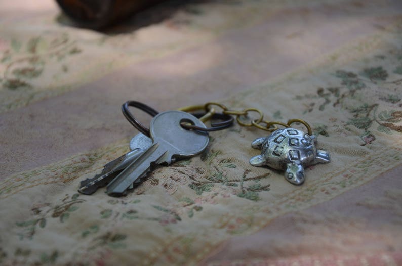 Turtle Turtle keychains Turtle charm Live animals Turtle Etsy
