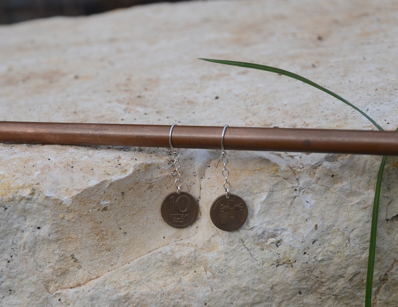 Silver Earrings From Israel