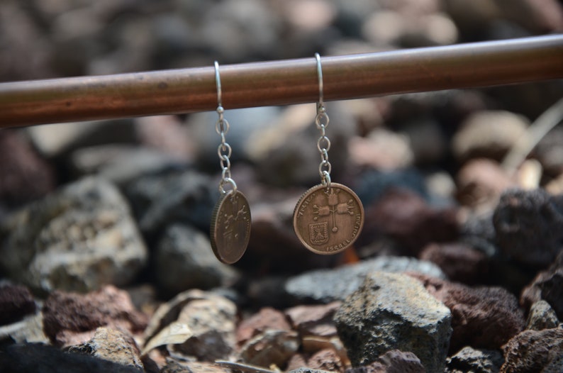 Silver Earrings From Israel