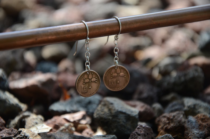 Silver Earrings From Israel