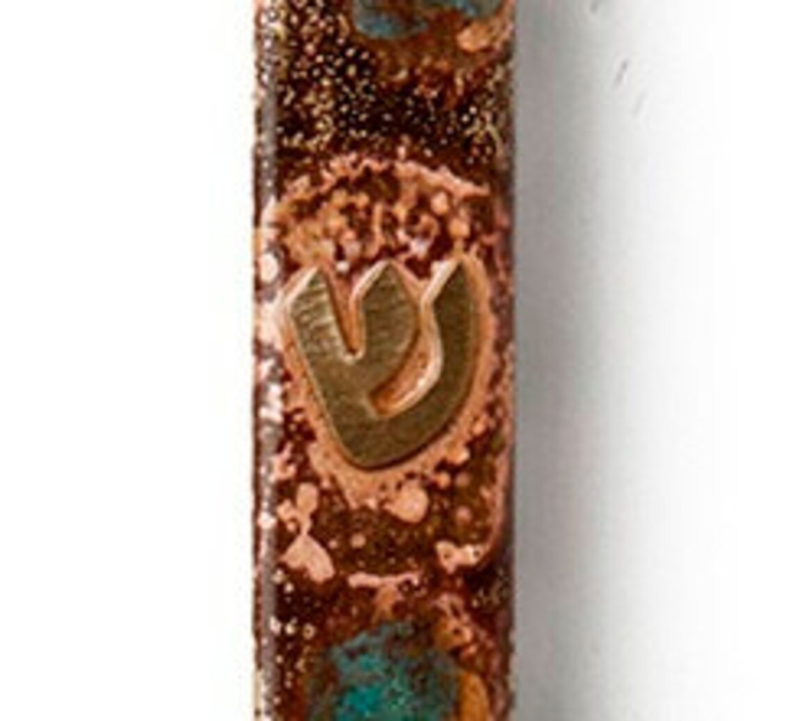 Children's Mezuzah Metal Scroll Case 3.15 - Etsy
