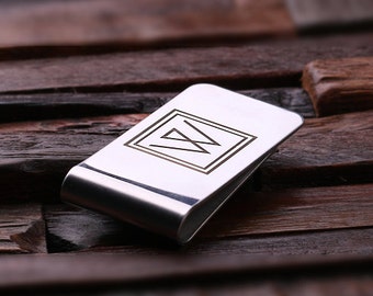 Monogrammed Engraved Money Clip