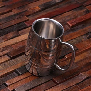 16 oz. Personalized Stainless Steel Beer Mug Pint Glass