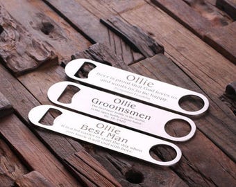 Stainless Steel Metal Bottle Opener