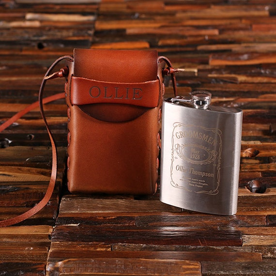 8oz BLACK Cowboy Life Flask 8oz BLACK Cowboy Life Flask