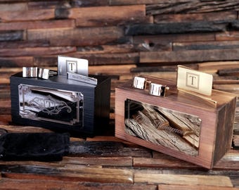 Cuff Link Set Money Clip Tie Clip Gift for Dad, Groomsmen Gift, Gift for Pastor Silver Gold Anniversary Gift, Father of Bride Gift for Men