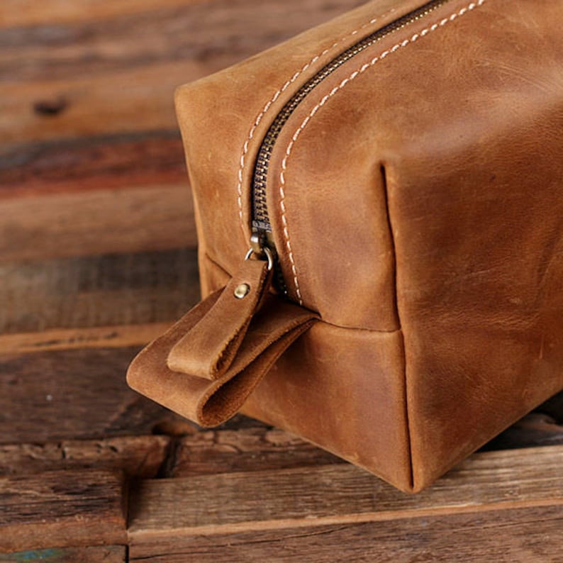 Personalized Leather Toiletry Bag Dopp Kit Leather Shaving Etsy UK