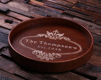 Personalized Wood Serving Tray (024580)