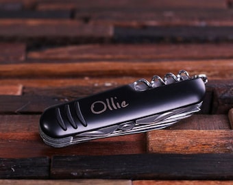 Personalized Engraved Monogrammed Pocket Knife Groomsmen, Father's Day Gift For Men (024511)