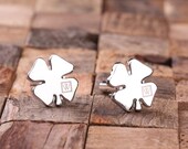 Shamrock Irish Cuff Link