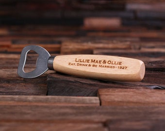 Wood Beer Bottle Opener