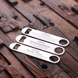 Stainless Steel Metal Bottle Opener