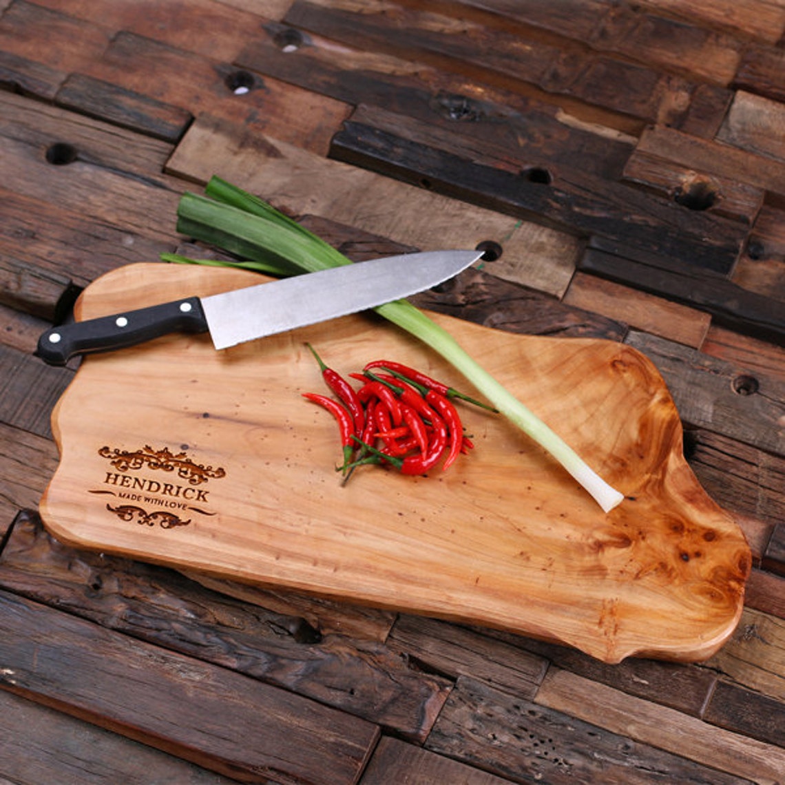 Personalized Cedar Wood Cutting Chopping Board Engraved and Etsy