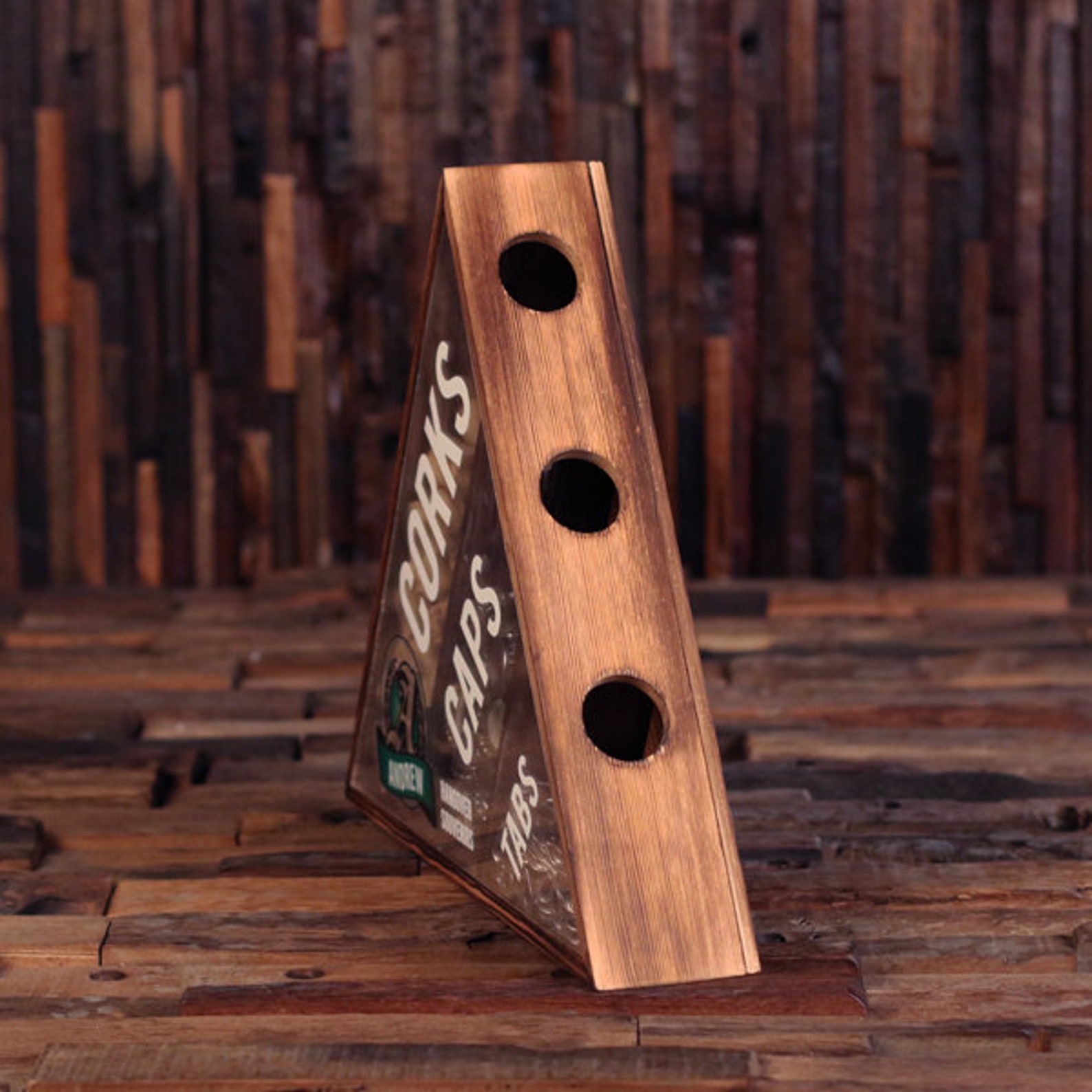 Beer Cap Wine Cork Holder Shadow Box FREE Bottle Opener and Etsy