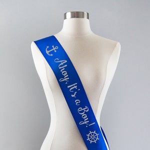 Mommy To Be Sash Nautical Baby Shower Mommy To Be Sash Baby Etsy
