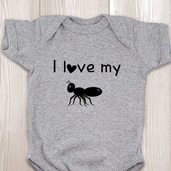 I Love My Aunt ONESIES ® Brand Bodysuits Baby Bodysuit or Baby T-Shirt Aunt Baby Announcement Baby Shower Gift Cute Baby Clothes