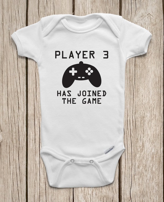 Gender Reveal Gamer Shirt-Player 3 Entered Gift Gender Reveal Gamer Shirt-Player 3 Entered Gift