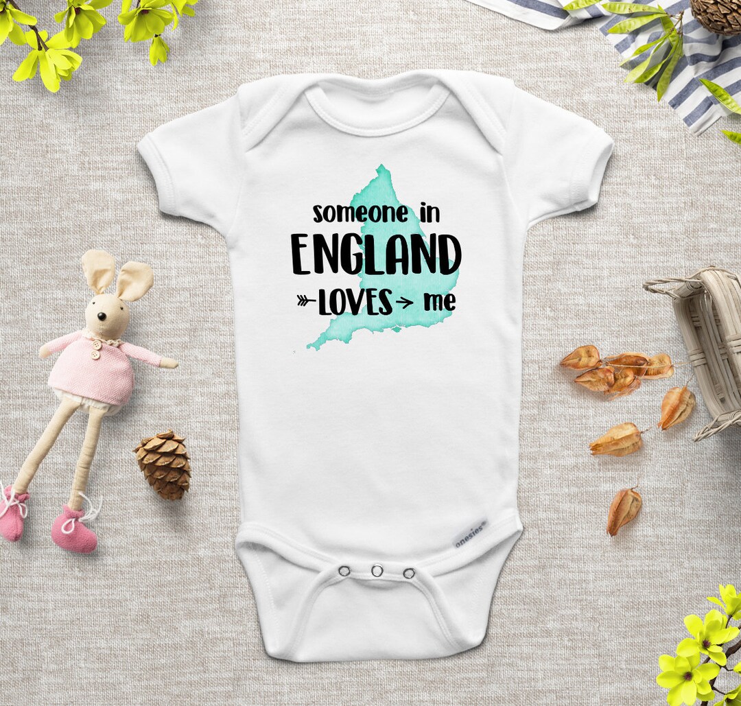 England Onesie ® England Shirt Someone in England Loves Me Etsy