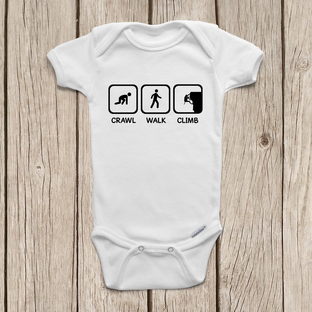Gift For Rock Climber Onesies Brand Bodysuits Baby Bodysuit Etsy