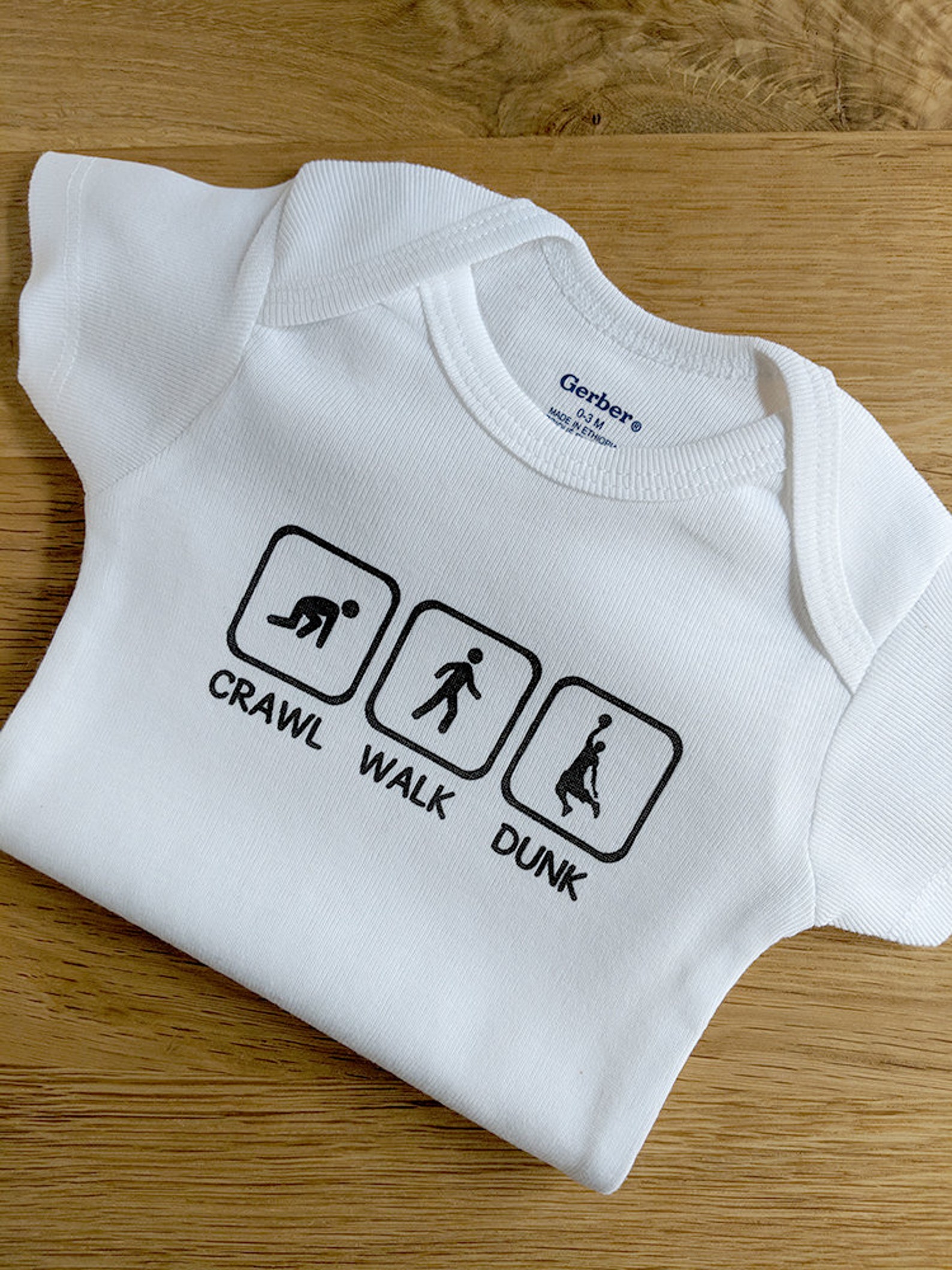 Basketball ONESIES ® Brand Bodysuits Baby Bodysuit Crawl Walk Etsy