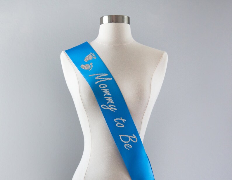 Mommy To Be Sash Baby Shower Sash Mom To Be Sash Boy Baby Etsy