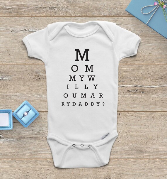 will you marry me onesie