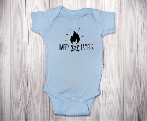 Camping Outfit Kids, ONESIES ® Brand Bodysuits Camping Onesie ®, Happy Camper, Camp Lover, Outdoor Outfit for Baby, Cute Onesie ® Bodysuit