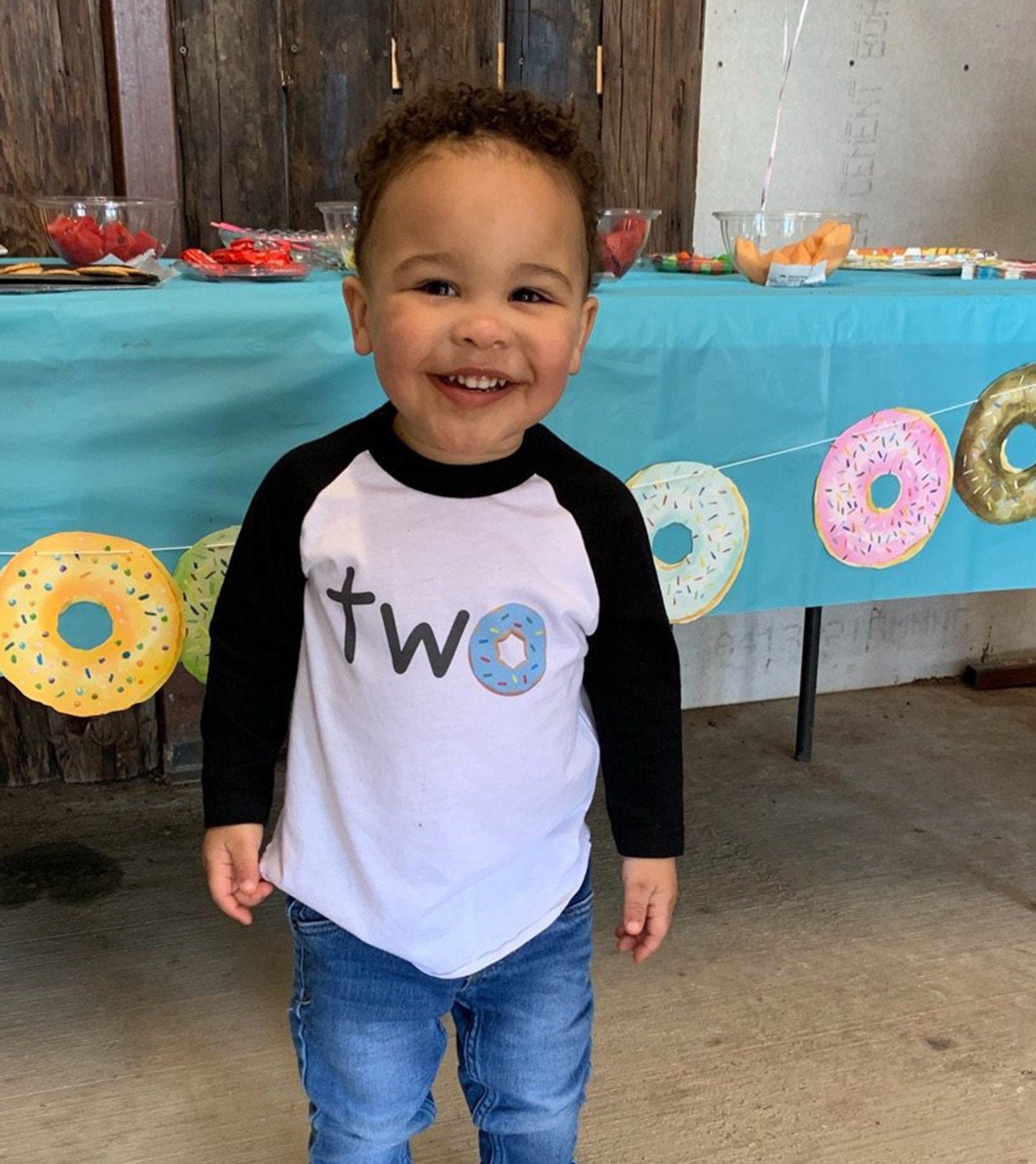 Donut Birthday Shirt Two, 2nd Birthday 