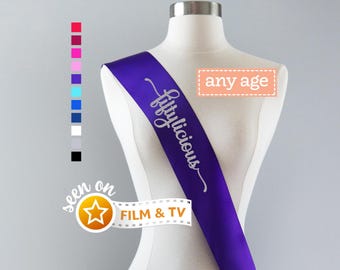 Fiftylicious Sash | 50th Birthday Sash, 50th Birthday Party, 50th Birthday Gift Idea for Women, 50th Birthday Accessory, 50th Birthday Decor