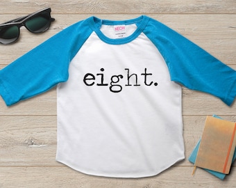 8th Birthday Shirt Boy Girl Eighth Birthday Shirt Boy 8 Year Old Birthday Shirt Boy 8 Year Old Birthday Party 8 Year Old Boy Gift Ideas