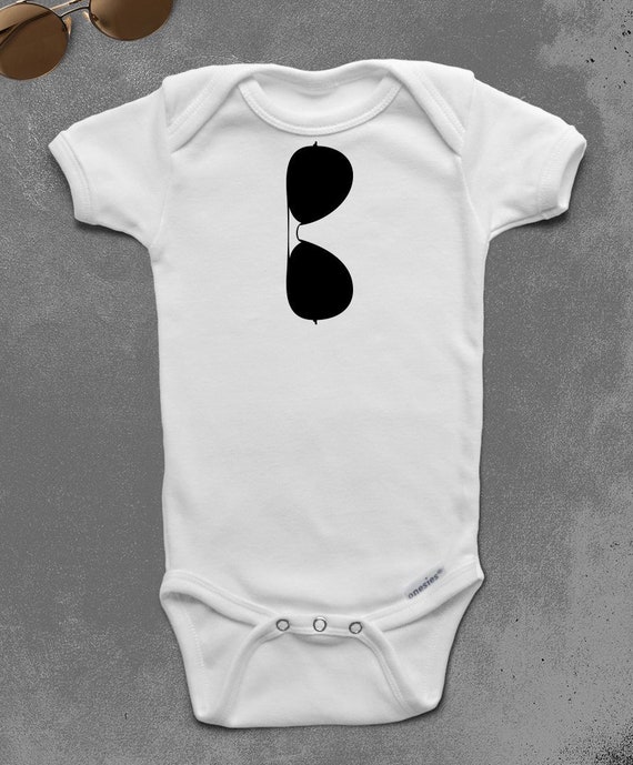 Baby Aviator Sunglasses ONESIES ® Brand Bodysuits Baby | Etsy