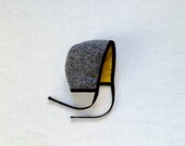 Neugeborene Winter Hut/Bebe schwarz Wolle Cap gelb/Kinderkleidung / / erster Geburtstagsgeschenk