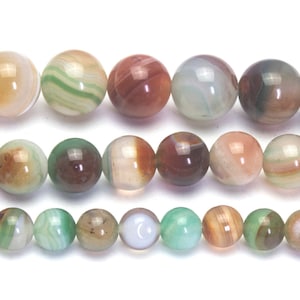 rainbow agate round beads - colorful necklace beads - candy agate beads -agate semi precious stone - jewellery making materials -15inch
