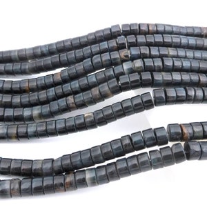 3x6mm gemstone heishi beads - stone spacers stoppers sparators for beading jewelry - jewelry making gemstone beads - 15inch strand beads