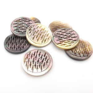 black lip shell filigree charms - natural shell pendants - shell beads supplies - beading shell beads - carved shell beads