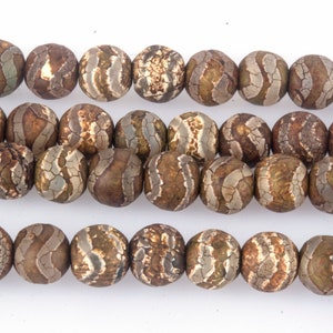 tibetan beads wholesale - wave pattern agate beads - jewelry making supplies - Dzi agate beads 8mm 10mm 12mm -15inch