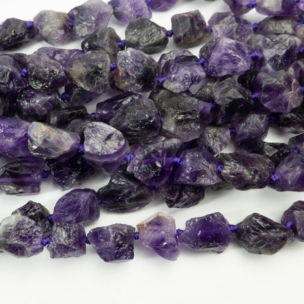 raw amethyst,  rough amethyst nugget, raw gemstone, purple matte nugget bead, chunky bead, natural gemstone bead, violet uncut stone bead