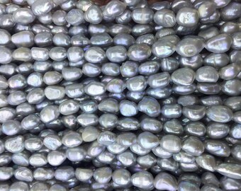 fresh water pearl nuggets beads - pink pearl nuggets - peacock pearl supplies - light gray jewelry pearl - jewelry beading pearls