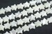 mother of pearl star beads - white shell beads - white star beads - white necklace beads - sea shell for jewelry making -15inch 