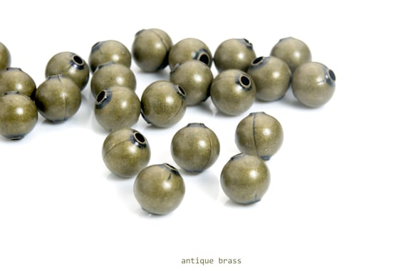 brass spacer beads - metal spacer beads - metal jewelry beads - brass beads wholesale - brass beads wholesale -brass charms wholesale -50pcs