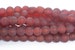 natural carnelian beads - red carnelian beads - red matte beads - red gemstone beads - jewelry beads and stones - round beads -4-14mm-15inch 