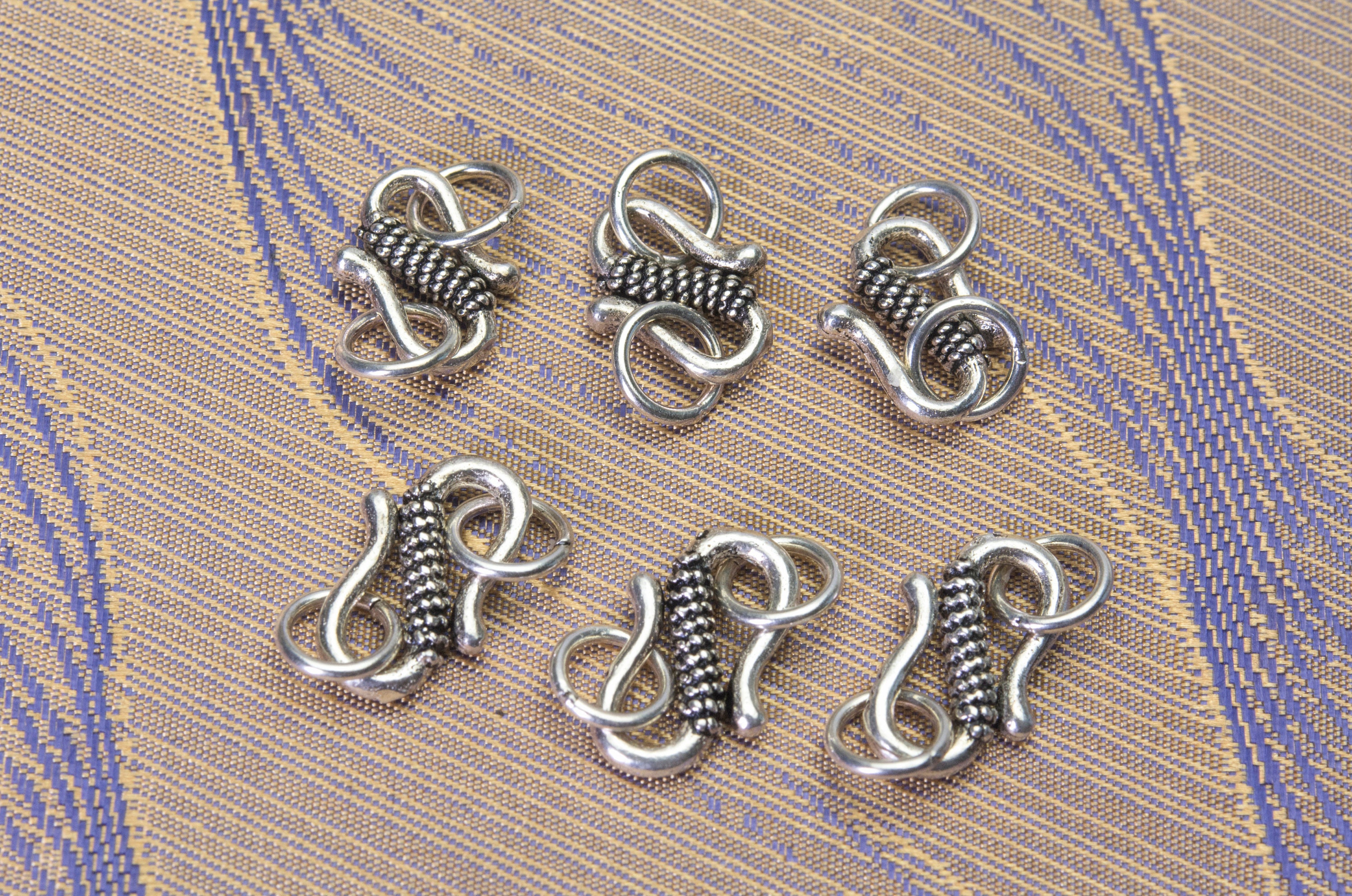 Sterling silver S hook clasps clasps for jewelry making s Etsy
