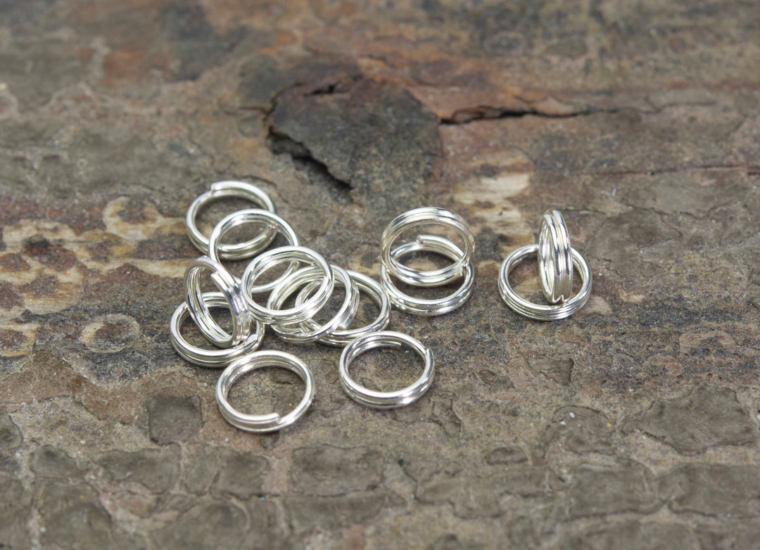 Sterling Silver Split Rings Sterling Silver Findings Jewellery Findings
