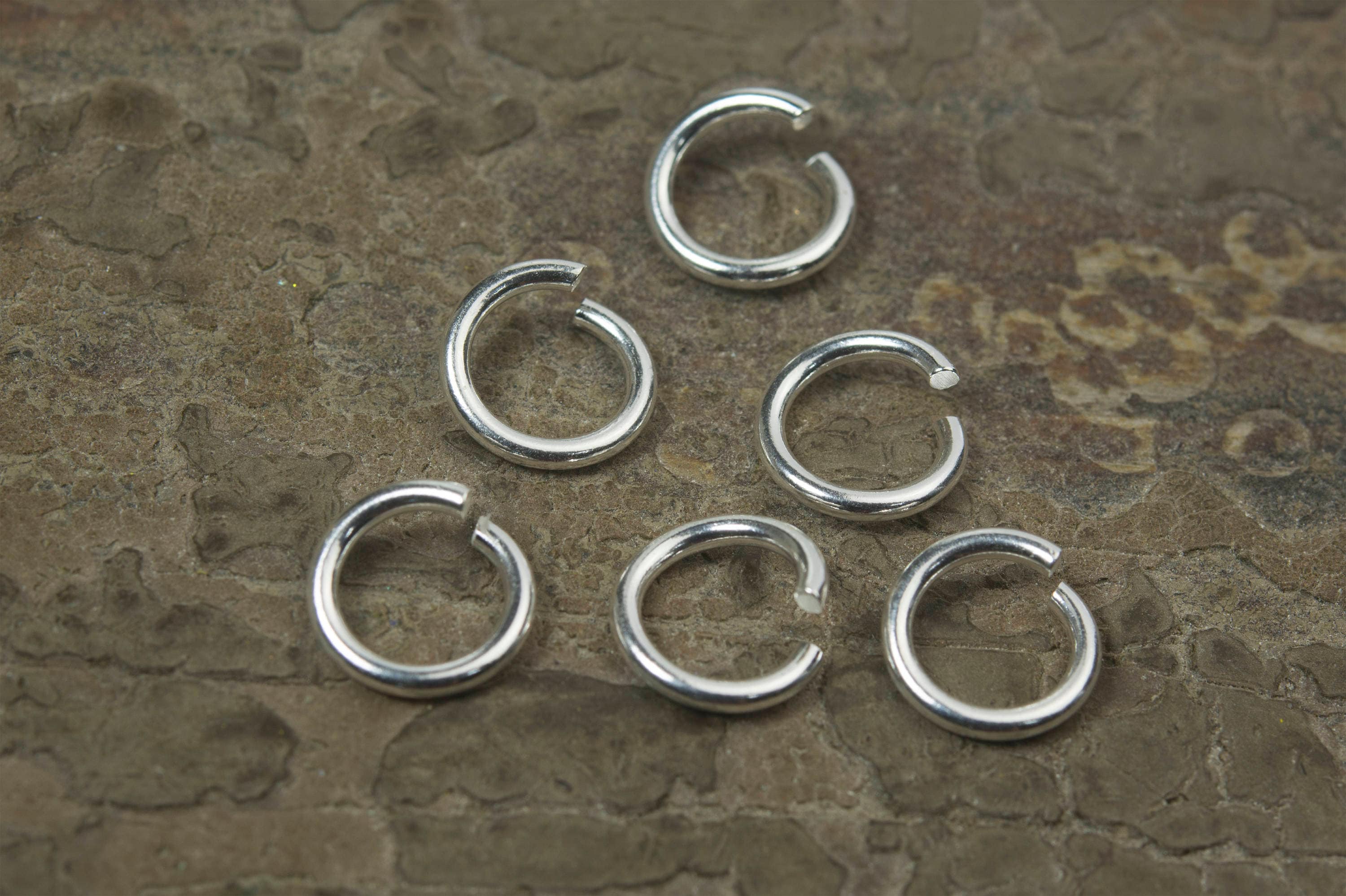 Open Jump Rings Solid Sterling Silver Jump Ring Jewelry Etsy