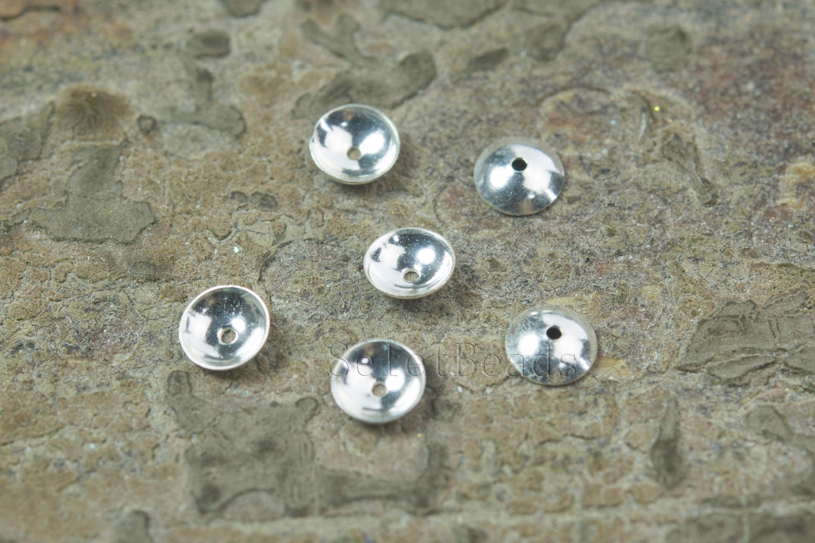 Sterling Silver Bead Caps Beading End Caps Bead Caps for Etsy