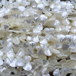 mother of pearl teardrop beads white shell briolette drop beads natural sea shell beads wholesale top drilled shell beads 15inch image 3