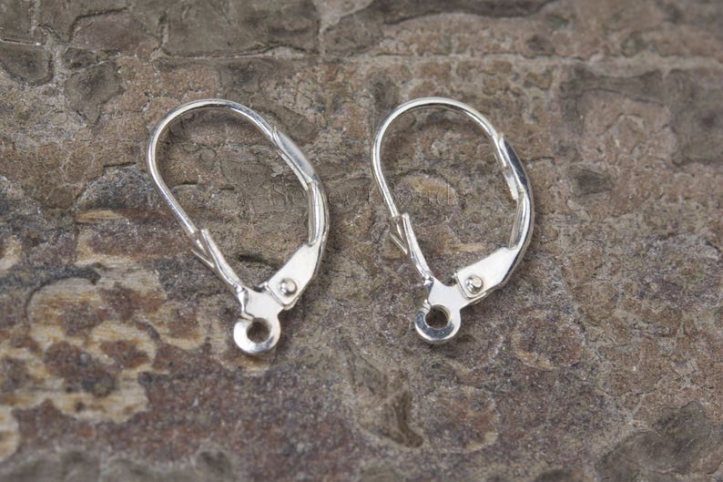 12pcs French LeverBack Earrings Earwire Hooks Findings Jewellery Making 14mm