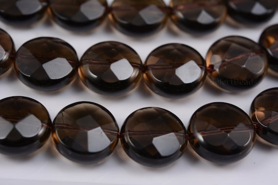 128Faceted 4,6,8,10,12,14,16,18mm Smoky Quartz Round Loose Beads 15" 128Faceted 4,6,8,10,12,14,16,18mm Smoky Quartz Round Loose Beads 15"